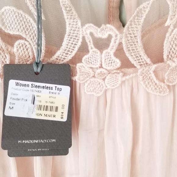 Made in Italy powder pink top, very delicate - Picture 4 of 5